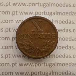 MOEDA DE DEZ CENTAVOS (X CENTAVOS) BRONZE 1955 MBC- MOEDA DE DEZ CENTAVOS (X CENTAVOS) BRONZE 1955 MBC-
