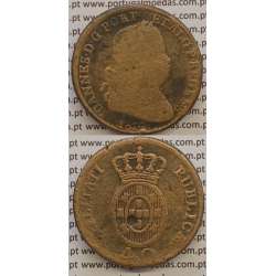 MOEDA PATACO (40 RÉIS) BRONZE 1814 (BC-) LEGENDA SEPARADA