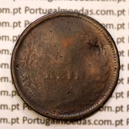 5 réis 1891 bronze D. Carlos I, (BC-/REG), World Coins Portugal KM 530