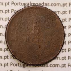 5 réis 1891 bronze D. Carlos I, (REG), World Coins Portugal KM 530 5 réis 1891 bronze D. Carlos I, (REG), World Coins Portugal KM 530