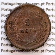 5 réis 1892 bronze D. Carlos I, (BC), World Coins Portugal KM 530