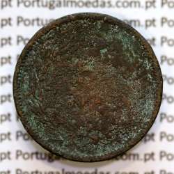 Portugal, 5 réis 1892 bronze coin of King Carlos I, (G), World Coins Portugal KM 530