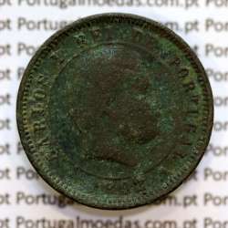 5 réis 1892 bronze D. Carlos I, (BC-), World Coins Portugal KM 530