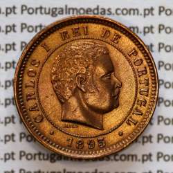 5 réis 1893 bronze D. Carlos I, (Bela-), World Coins Portugal KM 530