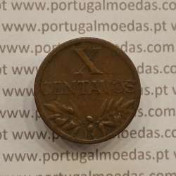 MOEDA DE DEZ CENTAVOS (X CENTAVOS) BRONZE 1957 MBC+ MOEDA DE DEZ CENTAVOS (X CENTAVOS) BRONZE 1957 MBC+