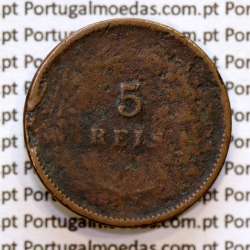 5 réis 1897 bronze D. Carlos I, (BC), World Coins Portugal KM 530