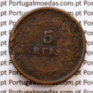 5 réis 1897 bronze D. Carlos I, (BC), World Coins Portugal KM 530