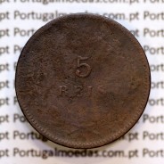 5 réis 1897 bronze D. Carlos I, (BC), World Coins Portugal KM 530