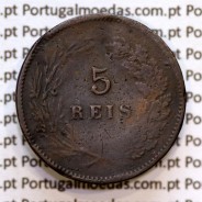5 réis 1897 bronze D. Carlos I, (BC), World Coins Portugal KM 530