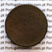 5 réis 1897 bronze D. Carlos I, (MC), World Coins Portugal KM 530