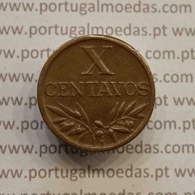 MOEDA DE DEZ CENTAVOS (X CENTAVOS) BRONZE 1958 MBC+/BELA-