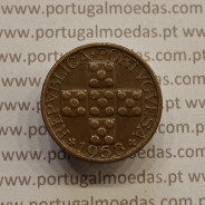MOEDA DE DEZ CENTAVOS (X CENTAVOS) BRONZE 1958 MBC+/BELA-