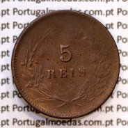 5 réis 1898 bronze D. Carlos I, (BC-), World Coins Portugal KM 530
