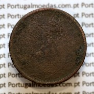 Portugal, 5 Reis 1898 bronze coin of King Carlos I, (F-/G), World Coins Portugal KM 530