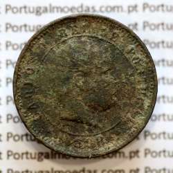 5 réis 1898 bronze D. Carlos I, (BC-/REG), World Coins Portugal KM 530