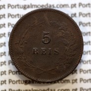 Portugal, 5 Reis 1898 bronze coin of King Carlos I, (F), World Coins Portugal KM 530