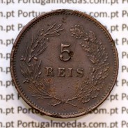 5 réis 1892 bronze D. Carlos I, (BC-), World Coins Portugal KM 530