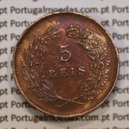 5 réis 1899 bronze D. Carlos I, (Bela), World Coins Portugal KM 530