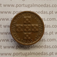 MOEDA DE DEZ CENTAVOS (X CENTAVOS) BRONZE 1959 MBC+/BELA-