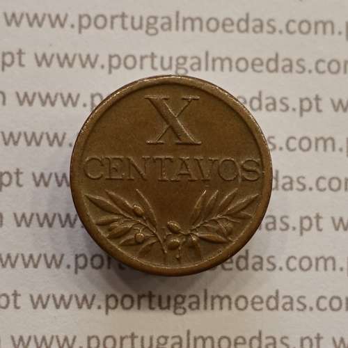 MOEDA DE DEZ CENTAVOS (X CENTAVOS) BRONZE 1959 MBC+/BELA-