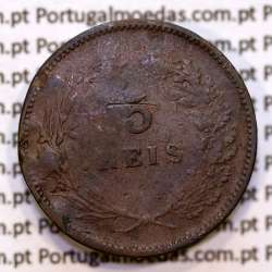 5 réis 1899 bronze D. Carlos I, (BC), World Coins Portugal KM 530