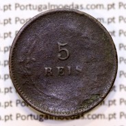 Portugal, 5 Reis 1899 bronze coin of King Carlos I, (G), World Coins Portugal KM 530