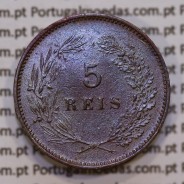 5 réis 1900 bronze D. Carlos I, (Bela-), World Coins Portugal KM 530
