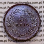 5 réis 1900 bronze D. Carlos I, (Bela-), World Coins Portugal KM 530