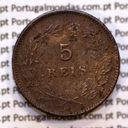 5 réis 1900 bronze D. Carlos I, (BC), World Coins Portugal KM 530