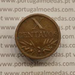 MOEDA DE DEZ CENTAVOS (X CENTAVOS) BRONZE 1960 MBC+ MOEDA DE DEZ CENTAVOS (X CENTAVOS) BRONZE 1960 MBC+