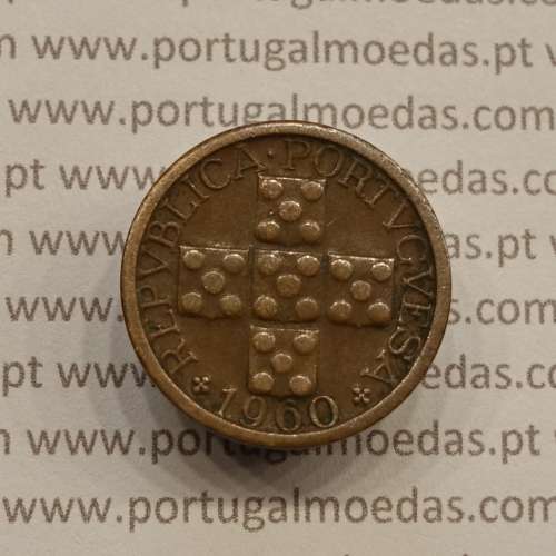 MOEDA DE DEZ CENTAVOS (X CENTAVOS) BRONZE 1960 MBC+