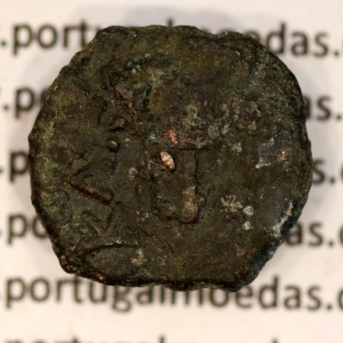 coin of Augustus, Æ Prutah, Judea, Marcus Ambibulus procurator of Augustus, Jerusalem AD 9-12, legend: L-MA / KAICA-POC, RPC4957
