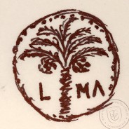 Augustus, Æ Prutah, Judeia, Marcus Ambibulus procurador de Augustus, Jerusalém ano 9-12 d.C., Legenda: L-MA / KAICA-POC, RPC4957