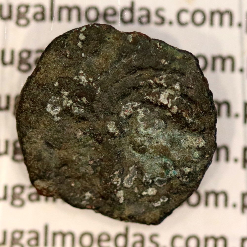 Augustus, Æ Prutah, Judeia, Marcus Ambibulus procurador de Augustus, Jerusalém ano 9-12 d.C., Legenda: L-MA / KAICA-POC, RPC4957