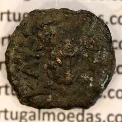 coin of Augustus, Æ Prutah, Judea, Marcus Ambibulus procurator of Augustus, Jerusalem AD 9-12, legend: L-MA / KAICA-POC, RPC4957