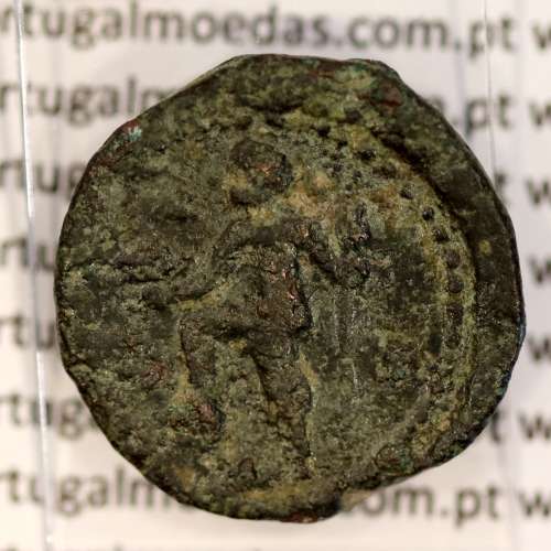 Augustus,  Semis Æ of Hispania city Carteia, (27 a.C. a 14 d.C.), Legenda: CARTEIA / D.D., RPC 122 Burgos 662