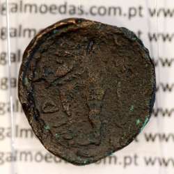 Augustus,  Semis Æ coin of Hispania city Carteia, (27 a.C. a 14 d.C.), Legenda: CARTEIA / D.D., RPC 122 Burgos 662