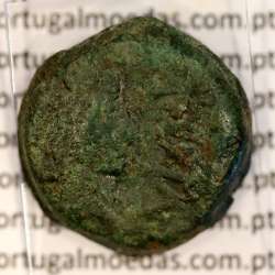 Augustus,  Semis Æ coin of Hispania city Carteia, (27 a.C. a 14 d.C.), Legenda: CARTEIA / D.D., RPC 122 Burgos 662