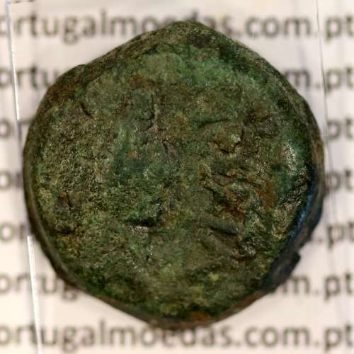 Augustus,  Semis Æ coin of Hispania city Carteia, (27 a.C. a 14 d.C.), Legenda: CARTEIA / D.D., RPC 122 Burgos 662