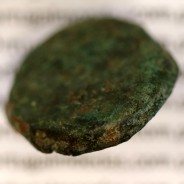 Augustus,  Semis Æ coin of Hispania city Carteia, (27 a.C. a 14 d.C.), Legenda: CARTEIA / D.D., RPC 122 Burgos 662