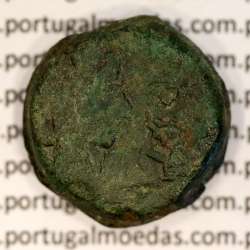 Augustus,  Semis Æ coin of Hispania city Carteia, (27 a.C. a 14 d.C.), Legenda: CARTEIA / D.D., RPC 122 Burgos 662