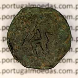 Augustus,  Semis Æ coin of Hispania city Carteia, (27 a.C. a 14 d.C.), Legenda: CARTEIA / D.D., RPC 122 Burgos 662