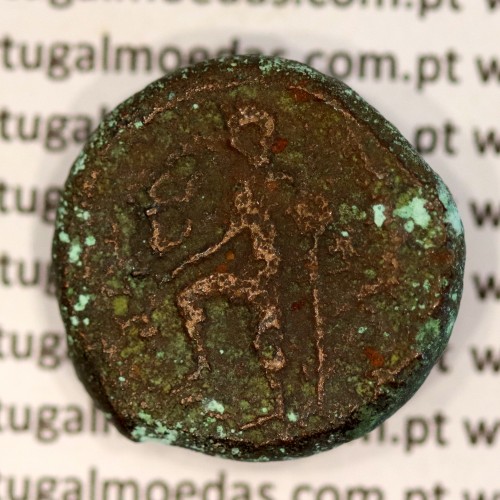 Augustus, Semis Æ, Carteia - Hispania, (27 a.C. a 14 d.C.), Legenda: CARTEIA / D.D., RPC 122, Burgos 662
