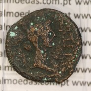Augustus,  Semis Æ coin of Hispania city Carteia, (27 a.C. a 14 d.C.), Legenda: CARTEIA / D.D., RPC 122, Burgos 662