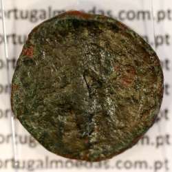 Augustus,  Semis Æ coin of Hispania city Carteia, (27 a.C. a 14 d.C.), Legenda: CARTEIA / D.D., RPC 122 Burgos 663