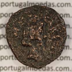 Augustus,  Semis Æ coin of Hispania city Carteia, (27 a.C. a 14 d.C.), Legenda: CARTEIA / D.D., RPC 122, Burgos 663