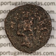 Augustus,  Semis Æ coin of Hispania city Carteia, (27 a.C. a 14 d.C.), Legenda: CARTEIA / D.D., RPC 122, Burgos 663