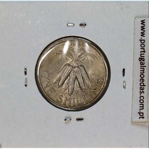 Malawi Shilling 1964 Cupro níquel, (Bela), World Coins Malawi KM 2