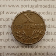 MOEDA DE DEZ CENTAVOS (X CENTAVOS) BRONZE 1964 MBC+