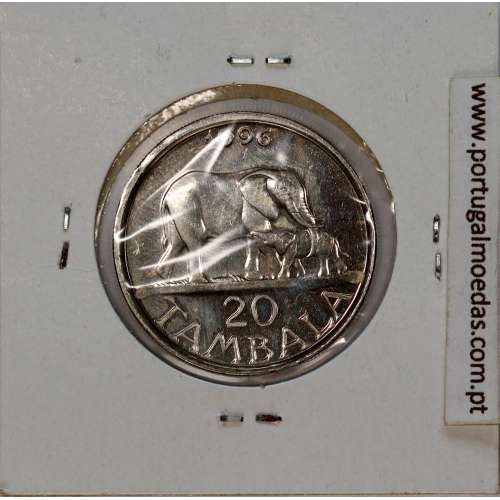 Malawi 20 Tambala 1996 Aço Níquel, (Sob), World Coins Malawi KM 29